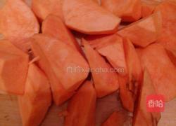 红薯绿豆沙的做法图解2