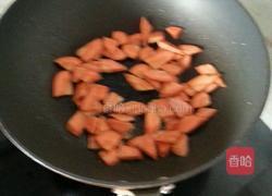 冻豆腐炒双花的做法图解1