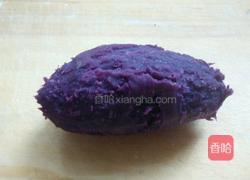 紫薯蝴蝶面的做法图解1
