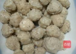 自制香茹贡丸的做法图解5