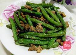 干煸四季豆的做法图解12