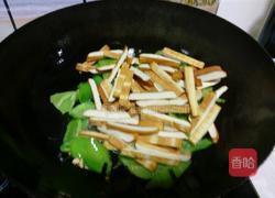 豆干炒辣椒的做法图解6