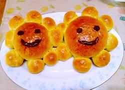 花朵笑脸面包