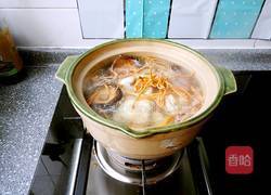 香菇虫草煲鸡汤的做法图解5
