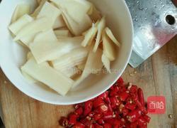 辣椒炒鸡肾的做法图解2