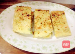 蔬菜鸡蛋饼的做法图解5