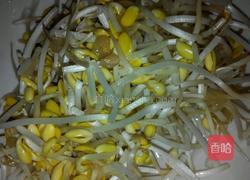 菠菜豆芽炒鸡蛋的做法图解2