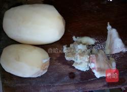 炒素藕的做法图解1