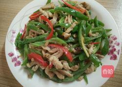 青椒炒肉丝的做法图解8