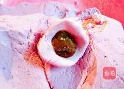 豆沙紫薯玫瑰花汤圆的做法图解7