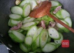 丝瓜炒肉片的做法图解8
