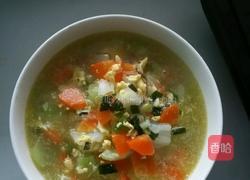 芙蓉鲜蔬汤的做法图解7