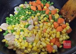 彩豆虾仁的做法图解4