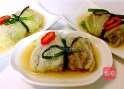 白菜肉卷的做法图解7