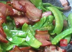 荷兰豆炒腊肉的做法图解6