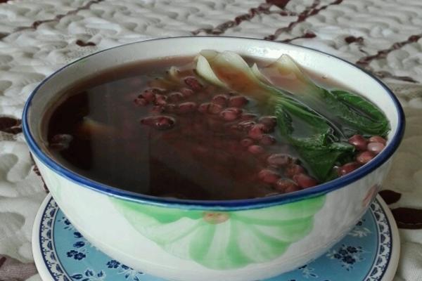 青菜红豆汤