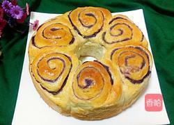 花式紫薯面包的做法图解15