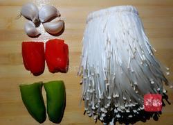 凉拌金针菇的做法图解1