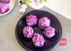 紫薯奶酪珍珠丸子的做法图解10