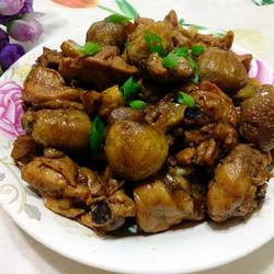板栗鸡块的做法[图]