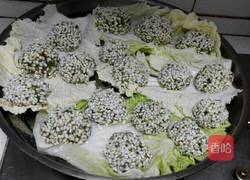 荠菜珍珠丸子。的做法图解10