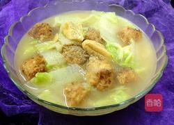 萝卜丸子白菜汤的做法图解8