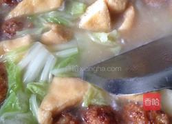 萝卜丸子白菜汤的做法图解6