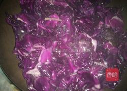 姜丝紫甘蓝的做法图解5