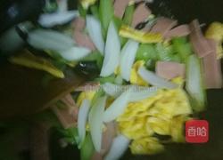 花菜西芹的做法图解7