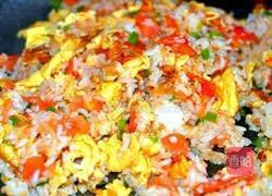 番茄鸡蛋炒饭的做法图解7