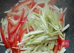 甜椒炒韭黄的做法图解7