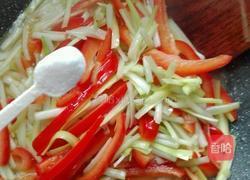 甜椒炒韭黄的做法图解8