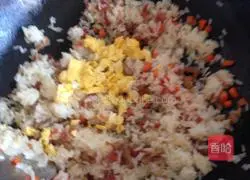 Illustration of how to make colorful fried rice 6