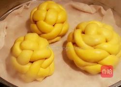 南瓜绣球豆沙包的做法图解13