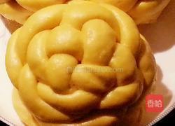 南瓜绣球豆沙包的做法图解14