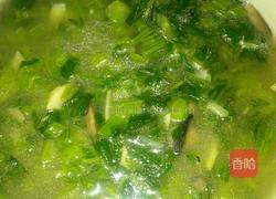菜心蘑菇羹的做法图解5