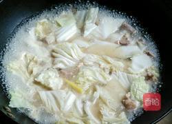 白菜粉肠猪肝汤的做法图解8