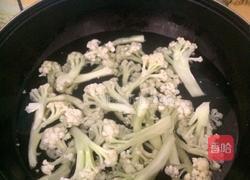 素炒花菜的做法图解3