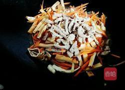 胡萝卜炒香干的做法图解8