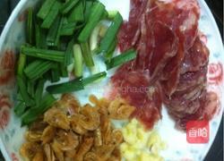 芥蓝腊肠炒饭的做法图解5