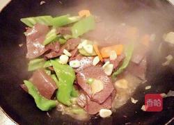 青椒炒羊血的做法图解9