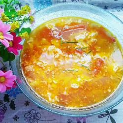 番茄蛋花浓汤的做法[图]