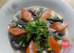 肉粒红萝卜血豆腐汤的做法图解7