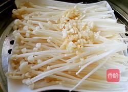 蒜蓉蒸金针菇的做法图解4