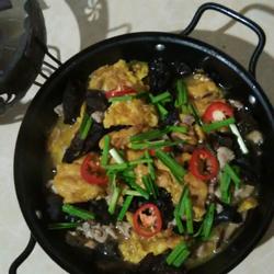 香菇，鸡蛋干锅的做法[图]