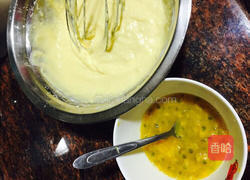 百香果之拉花蛋糕的做法图解3