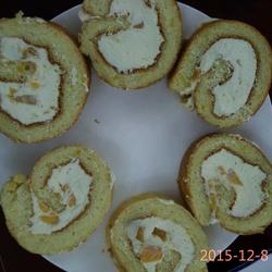 芒果奶油蛋糕卷的做法[图]