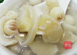 鱼胶莲子百合汤的做法图解4