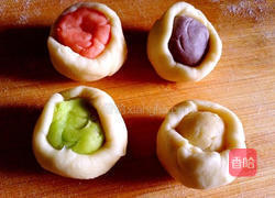 花开富贵椰蓉开口酥的做法图解11