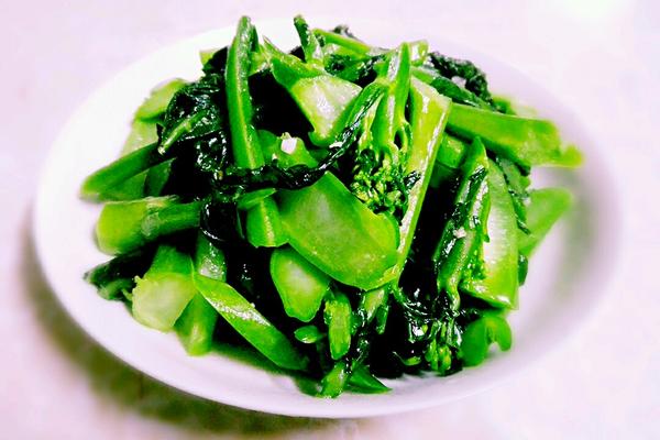 炒芥兰的精选做法